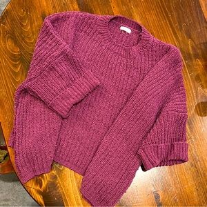 Oversized batwing super cozy sweater in a great jewel tone!